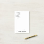 ポーラベアの魚ぬりえメモ ポストイット (デスク上)