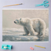 ポーラベアアイス絵を描フローの切り離し 薄葉紙 (クラフト)