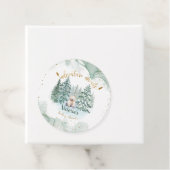 ポーラベアアドベンチャーかわいいベビーシャワー待ち フェイバータグ (インサイチュ)