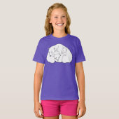 ポーラベアアートキッズシャツベアカススウェットシャツ Tシャツ (正面フル)