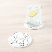 ポーラベアアートコースターズベア&クブコースター コースター (側面)