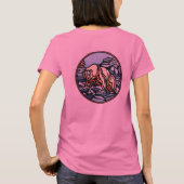 ポーラベアアートジャケット女性の部族のベアジャケット Tシャツ (裏面)