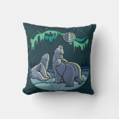 ポーラベアアートピローママザーw.ベビークマ枕 クッション (正面)