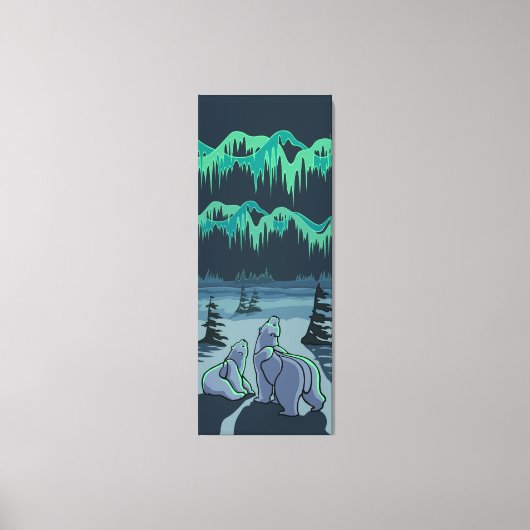 ポーラベアアートプリント キャンバスプリント (正面)