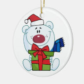 ポーラベアウィズギフトキープサクホリデイオーナメント セラミックオーナメント (左)