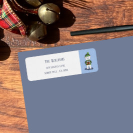 ポーラベアウィズギフトホリデイ差出人住所ラベル ラベル