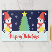 ポーラベアウィムシー紙ランチョンマット ペーパーパッド (インサイチュ)