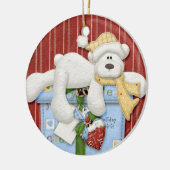 ポーラベアオンパッケージホリデイオーナメント セラミックオーナメント (左)