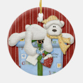 ポーラベアオンパッケージホリデイオーナメント セラミックオーナメント (裏面)
