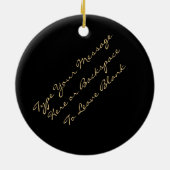 ポーラベアオーナメントマザーベビーギフトパーソナライズされた0 セラミックオーナメント (裏面)