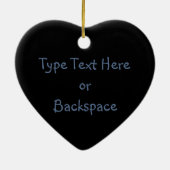 ポーラベアカブオーナメントパーソナライズされたベアアートギフト セラミックオーナメント (裏面)