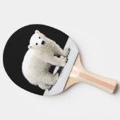 ポーラベアキュブ絵画ズ – オリジナル野生動物アート 卓球ラケット (横)