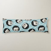 ポーラベアクブ絵を描のオリジナル野生動物アート ボディピロー (裏面)