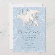 ポーラベアクリスマスパーティの招待状