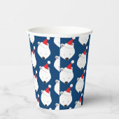 ポーラベアサンタハットアニマルクリスマス 紙コップ (右)