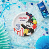 ポーラベアサーカス子供の誕生日パーティー紙プレート ペーパープレート (パーティー)