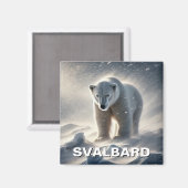 ポーラベアスノースバルバードノルウェー マグネット (正面/裏面)