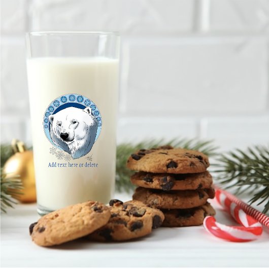 ポーラベアスノーフレークアールヌーボー タンブラーグラス