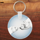 ポーラベアチュチルキーチェーンお土産キーチェーン キーホルダー (正面)