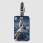 ポーラベアトップハイツ霜の降りたー ラゲッジタグ (正面縦)