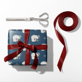 ポーラベアハグスホリデイ ラッピングペーパー