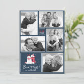 ポーラベアハグ写真テンプレートID851 招待状 (スタンド正面)