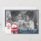 ポーラベアハグ写真テンプレートV2 ID851 招待状 (正面)