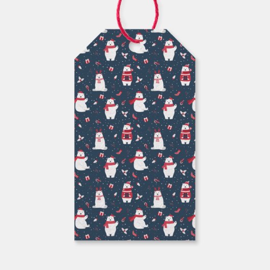 ポーラベアハグ&ウォームウィッシュID851 ギフトタグ (裏面)