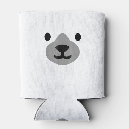 ポーラベアハロウィーンの衣装おもしろい大人の子供 缶クーラー (裏面)