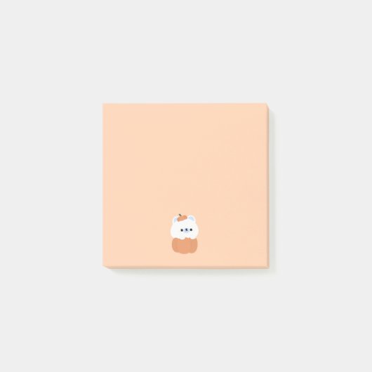 ポーラベアパンプキン ポストイット (正面)