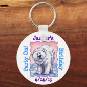 ポーラベアパーティーセンター キーホルダー (正面)