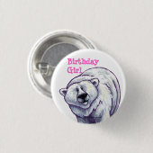 ポーラベアパーティーセンター 缶バッジ (正面&裏面)