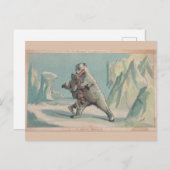 ポーラベアビクトリアンクリスマスポストカード シーズンポストカード (正面/裏面)