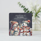 ポーラベアファミリーおもしろいデイ招待状 シーズンカード (スタンド正面)