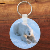 ポーラベアブルー キーホルダー (正面)