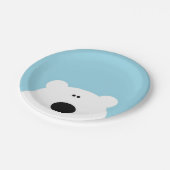 ポーラベアブルー ペーパープレート (アングル)