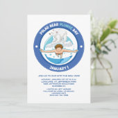 ポーラベアプランジデイ招待状 招待状 (スタンド正面)