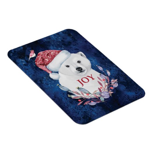 ポーラベアベビーハットバードクリスマスジョイ マグネット (右側)