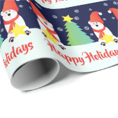 ポーラベアホリデーデザイナー ラッピングペーパー (ロールコーナー)