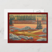 ポーラベアポストカードオータムベアアートポストカード ポストカード (正面/裏面)