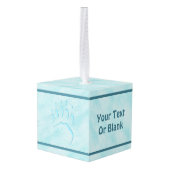 ポーラベアポープリント キューブオーナメント (裏面アングル)