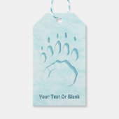 ポーラベアポープリント ギフトタグ (正面)