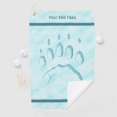 ポーラベアポープリント ゴルフタオル (インサイチュ)