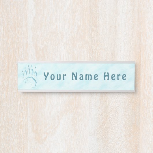 ポーラベアポープリント サインプレート (正面)