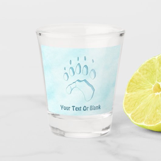 ポーラベアポープリント ショットグラス (正面)