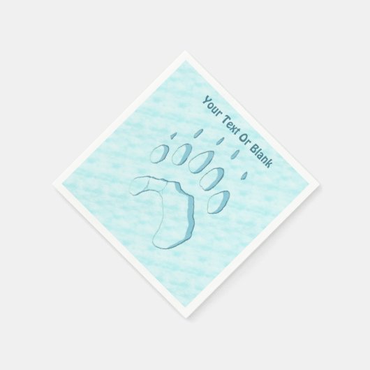 ポーラベアポープリント スタンダードカクテルナプキン (角)