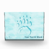 ポーラベアポープリント フォトブロック (正面)