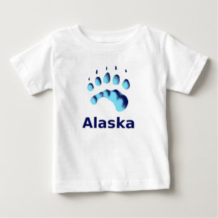 ポーラベアポープリント ベビーTシャツ
