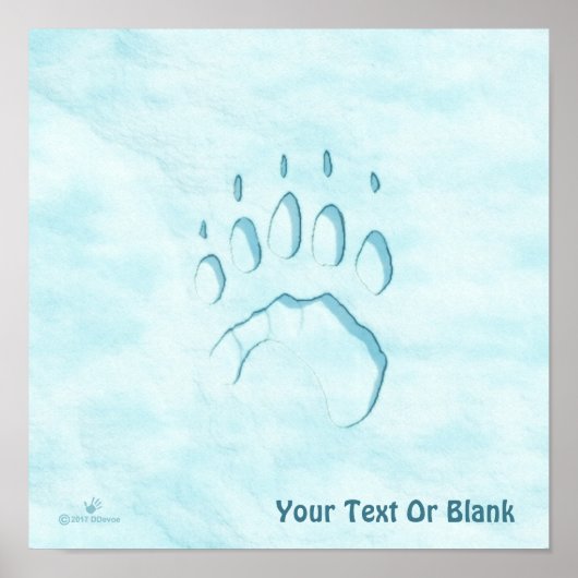 ポーラベアポープリント ポスター (正面)