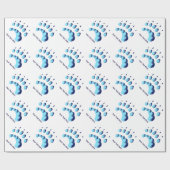 ポーラベアポープリント ラッピングペーパー (フラット)